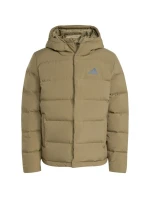 Pánske oblečenie adidas Helionic Climawarm Hoodie Olive JX0580