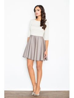 Šaty Rika M162 béžovej - Figl