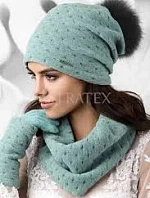 Dámske rukavice Cal 18.962 tyrkysové - Kamea