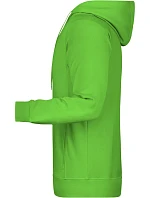 Daiber 8024 Pánská raglánová mikina s kapucí 02.8024 lime green