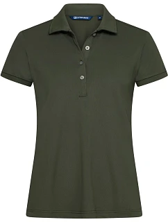 Cutter & Buck Virtue Polo Solid Women Dámske funkčné polo tričko 68.4435 ivy green