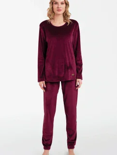 Talianska móda Akara long length sp. farba:burgundy