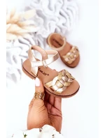 Dětské Sandály S Vzorem Zlaté model 21555451 - Boto Dětské Sandály S Vzorem Zlaté model 21555451 - Boto