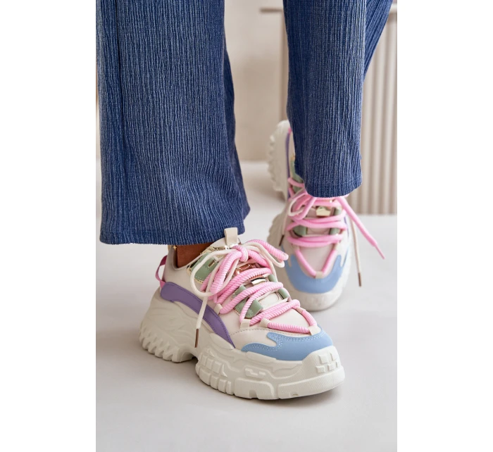 Dámské tenisky na masivní podrážce model 21667390 - Boto Dámské tenisky na masivní podrážce model 21667390 - Boto