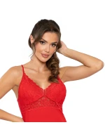 Dámska nočná košeľa Gabi červená - Donna