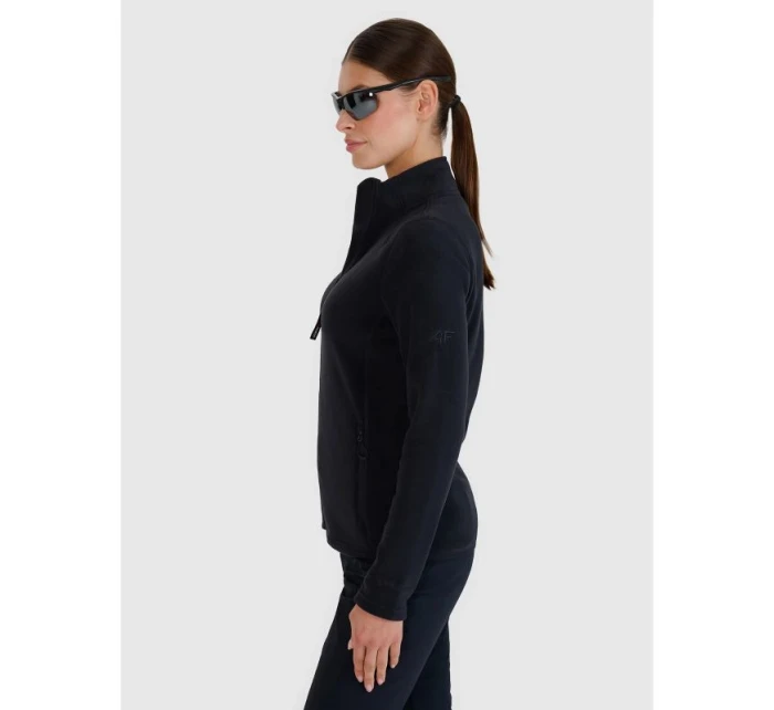 Dámska trekingová bunda 4F 4FWSS25TFLEF305-20S s fleecovým stojačikom Dámska trekingová bunda 4F 4FWSS25TFLEF305-20S s fleecovým stojačikom