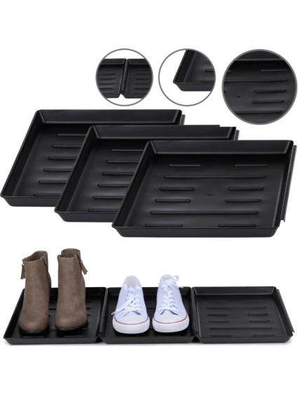 ODKAPÁVAČ NA TOPÁNKY DRŽIAK NA KVETY MISKA PRE DOMÁCE ZVIERATÁ ČIERNA 3 KS