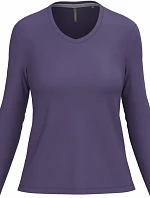 Kariban K 382 Dámske tričko s výstrihom do V a dlhými rukávmi 20.K382 purple