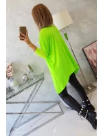 Oversize blúzka neónovo zelená Oversize blúzka neónovo zelená