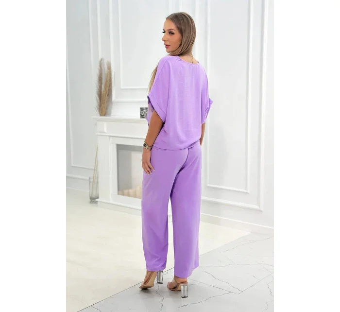 Súprava blúzky a nohavíc svetlo fialová Súprava blúzky a nohavíc svetlo fialová