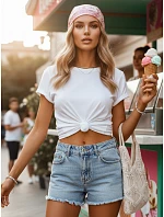 Dámske šortky PALOMA PARADISE light blue FashionStreet SY0309