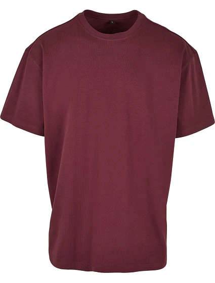 Build your Brand BY 102 Oversize tričko z hrubej bavlny 56.0102 cherry Build your Brand BY 102 Oversize tričko z hrubej bavlny 56.0102 cherry