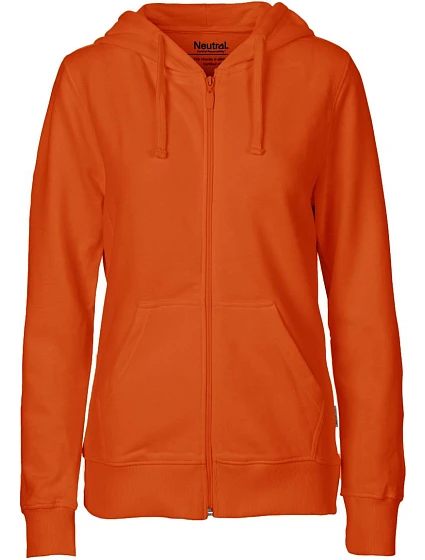 Neutral O 83301 Dámska mikina s kapucňou z bio bavlny 77.8331 oranžová Neutral O 83301 Dámska mikina s kapucňou z bio bavlny 77.8331 oranžová
