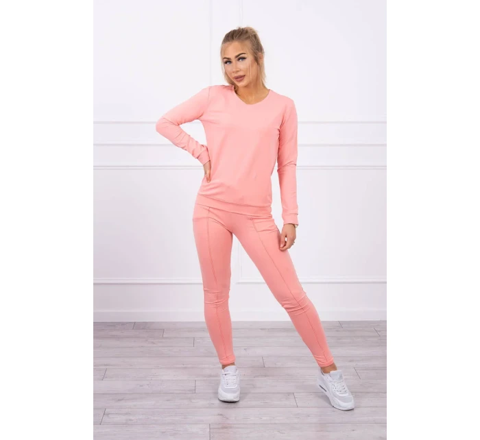 Tepláková súprava v marhuľovej farbe Tepláková súprava v marhuľovej farbe