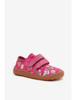 Dětské domácí papuče Barefoot Canvas model 22007283 - Froddo Dětské domácí papuče Barefoot Canvas model 22007283 - Froddo