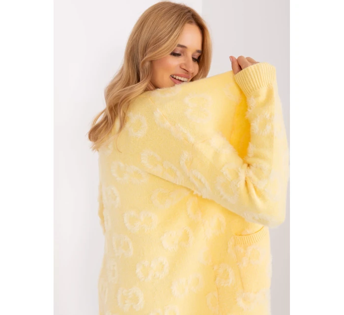 Sweter AT SW model 19069362 jasny żółty - FPrice