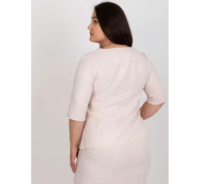 Blúzka LK BZ 506692.32 svetlo ružová