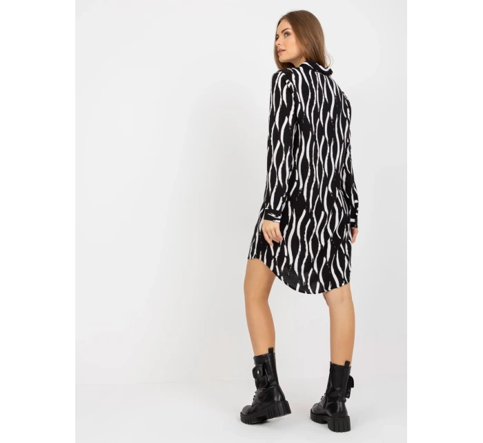 Sukienka TO SK  czarno biały model 21110886 - FPrice