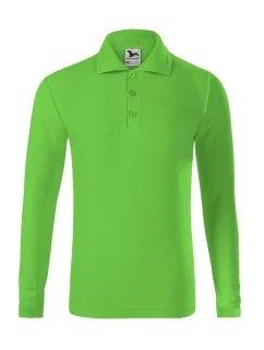 Pique Polo LS polokošile dětská apple green