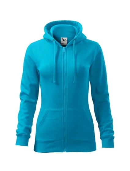 Trendy Zipper mikina dámská tyrkysová Trendy Zipper mikina dámská tyrkysová