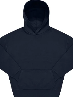 B&C Influence Hoodie – mikina s kapucňou v oversize strihu z hrubej bavlny 01.IH02, tmavomodrá