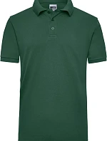 Daiber JN 801 Pánske pracovné polo tričko z hrubej bavlny 02.0801 tmavozelené
