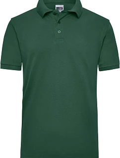 Daiber JN 801 Pánske pracovné polo tričko z hrubej bavlny 02.0801 tmavozelené