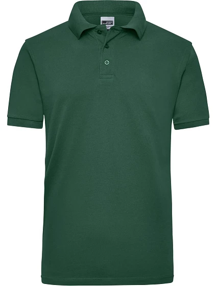 Daiber JN 801 Pánske pracovné polo tričko z hrubej bavlny 02.0801 tmavozelené