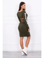 Otrhané khaki šaty Otrhané khaki šaty