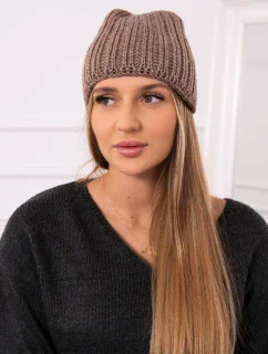 Dámska čiapka Rebeka K345 mocca