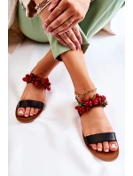 Módní sandály s korálky Černá model 21591699 - Boto Módní sandály s korálky Černá model 21591699 - Boto