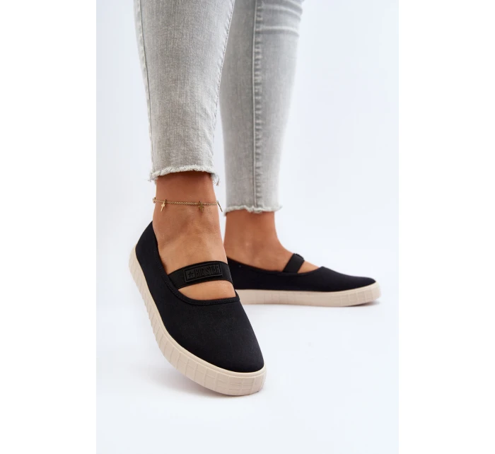 Dámské nazouvací tenisky Big Star model 21649667 Černá - Big Star Shoes Dámské nazouvací tenisky Big Star model 21649667 Černá - Big Star Shoes