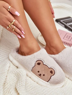 Dámské Kožené Pantofle Béžové model 21679595 - Boto