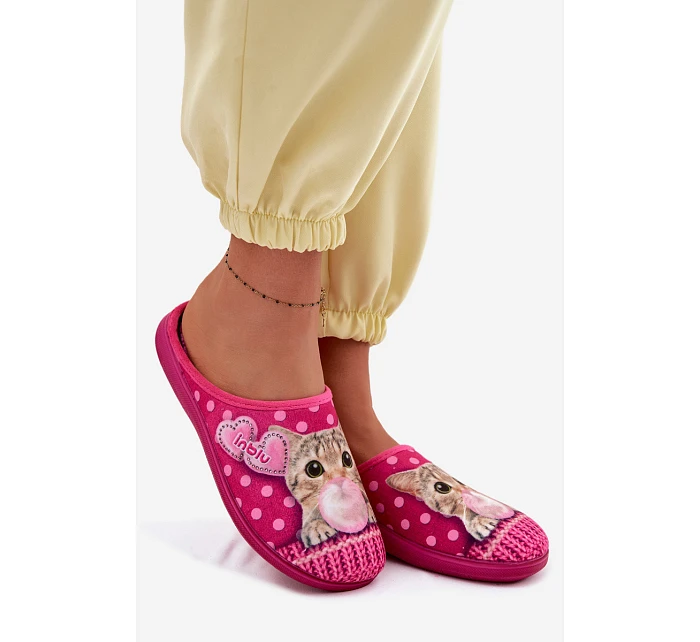 Dámské pantofle Růžové s model 22094837 - Inblu Dámské pantofle Růžové s model 22094837 - Inblu