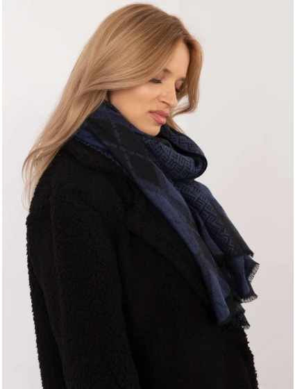 Závoj AT CH 12301.82P čierno-modrý