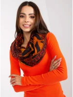 Dámsky tunelový šál AT KM S 6162 gaštanový