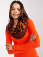 Dámsky tunelový šál AT KM S 6162 gaštanový