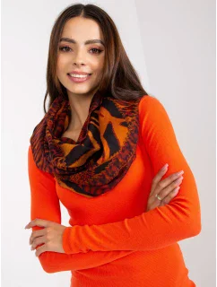 Dámsky tunelový šál AT KM S 6162 gaštanový
