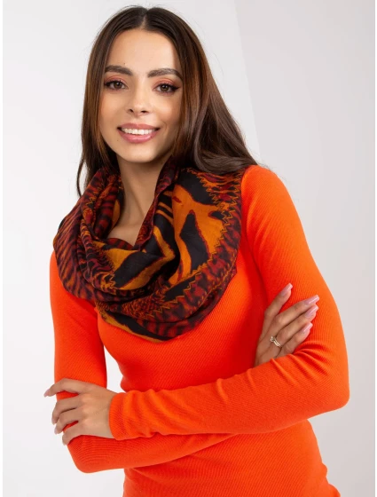 Dámsky tunelový šál AT KM S 6162 gaštanový