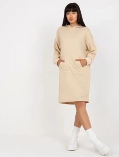 Šaty D10044C30296A svetlo béžové