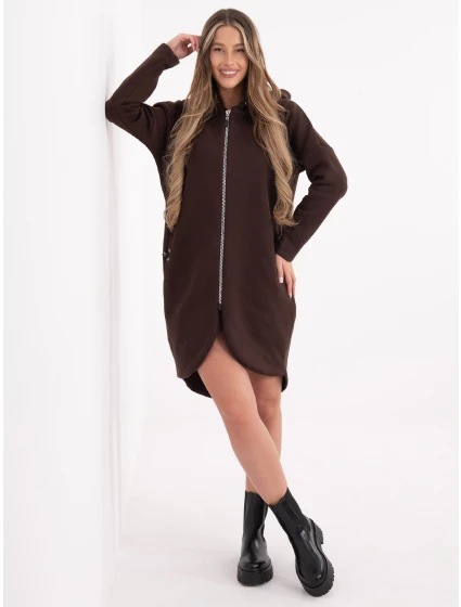 Bluza RV BL 4858 1.99P ciemny brązowy