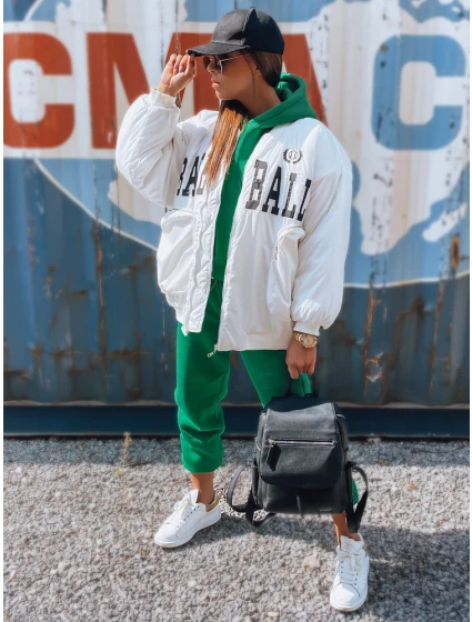 Dámská baseballová bunda bílá Dstreet model 21965799 - FashionStreet