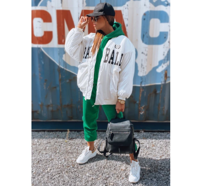 Dámská baseballová bunda bílá Dstreet model 21965799 - FashionStreet