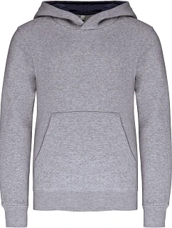 K 453 Dětská kontrastní mikina s kapucí oxford model 22509466 - Kariban