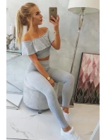 Sada s volánkem šedá Sada s volánkem šedá