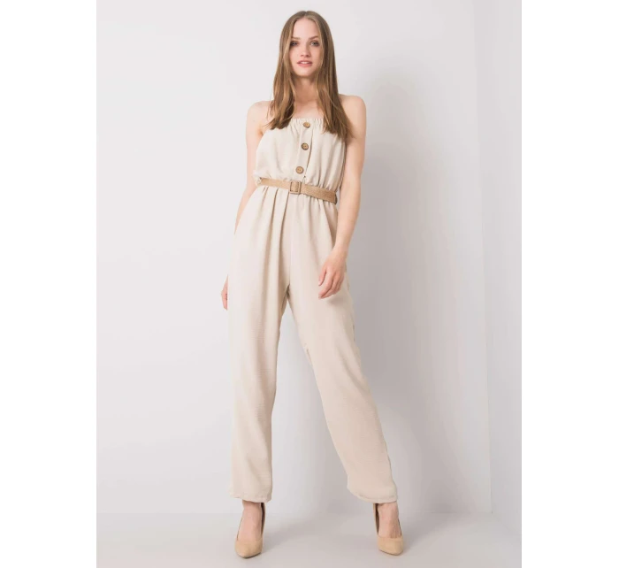 Kombinéza KO světle béžová model 15268548 - FPrice Kombinéza KO světle béžová model 15268548 - FPrice