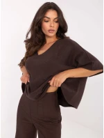 Jumper IT SW 2202.52 tmavě hnědý Jumper IT SW 2202.52 tmavě hnědý