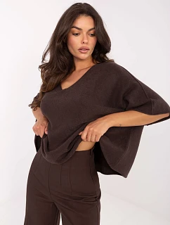 Jumper IT SW 2202.52 tmavohnedý