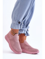 Dámska športová obuv Slip-On Pink Claris