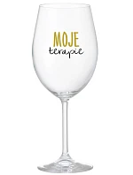 MOJE TERAPIE - čirá sklenice na víno 350 ml